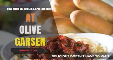 Calories in Olive Garden's Spaghetti Dinner: A Nutritional Breakdown