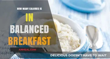 A Balanced Breakfast: How Many Calories?