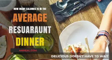 Calories in Your Restaurant Dinner: What’s the Average Count?
