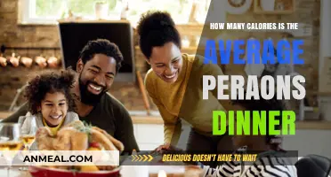 Average Dinner Calories: Understanding Typical Evening Meal Intake