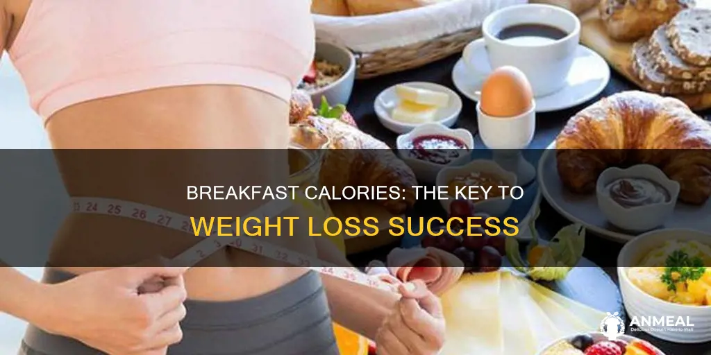 how many calories should breakfast be for weight loss