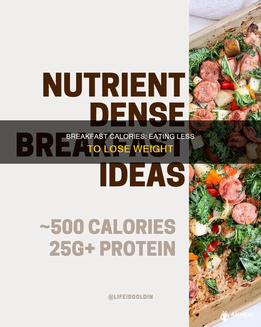 how many calories should breakfast be in a calorie deficit