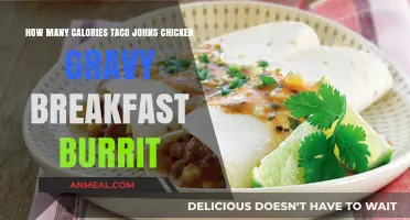 Chicken Gravy Breakfast Burrito: Calories and Nutrition Facts