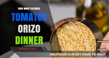 Calorie Count: Tomato and Orzo Dinner Nutrition Breakdown