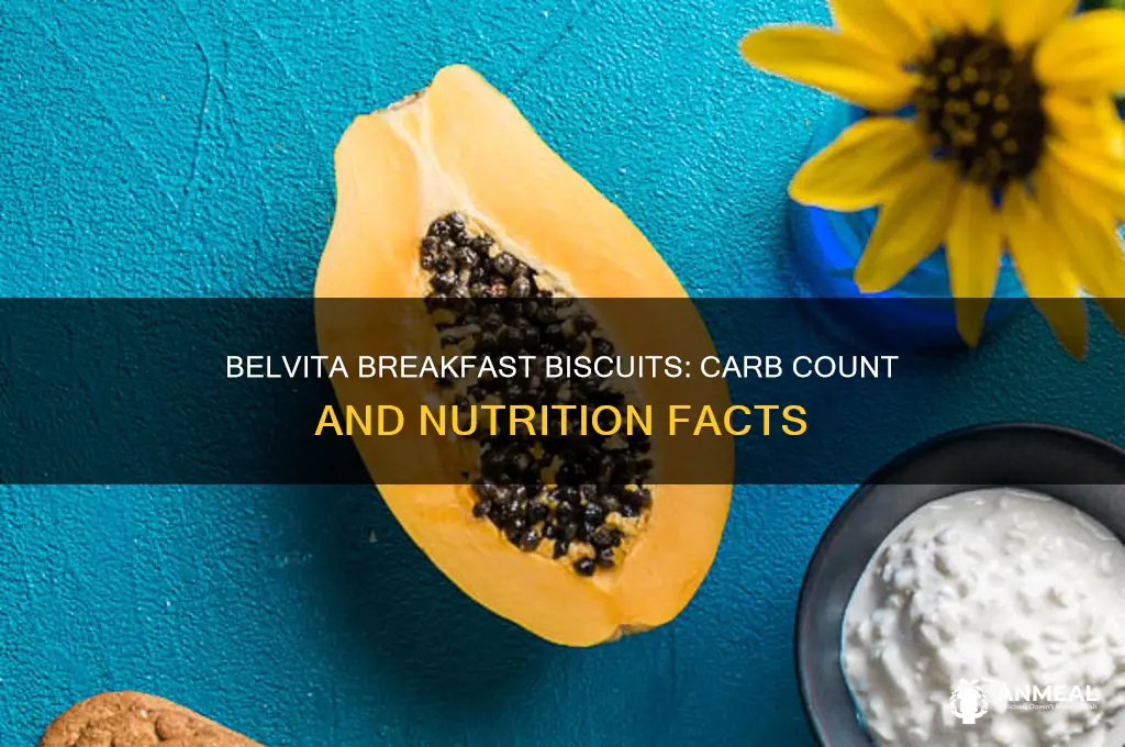 how many carbs are in belvita breakfast biscuits