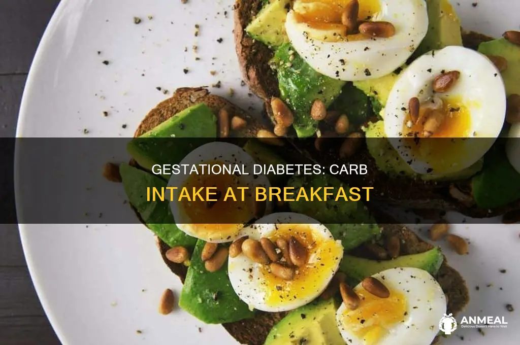 how many carbs at breakfast gestational diabetes