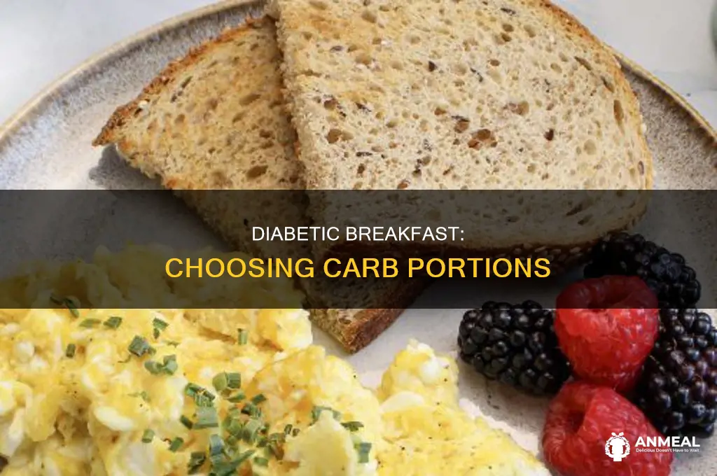 how many carbs for breakfast diabetic