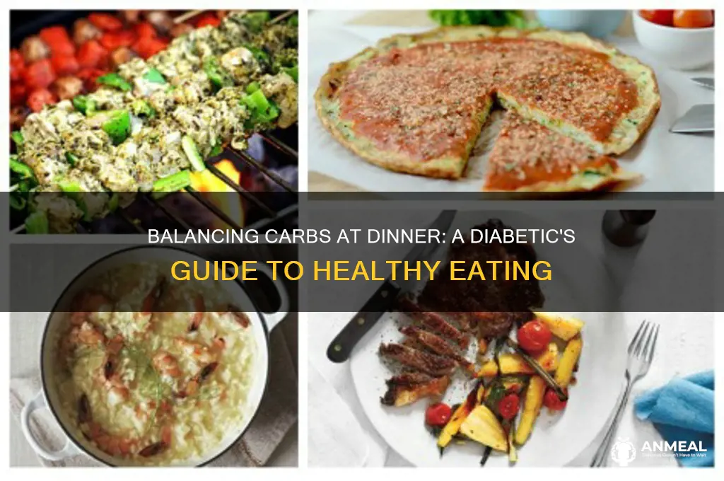 how many carbs for dinner for diabetic
