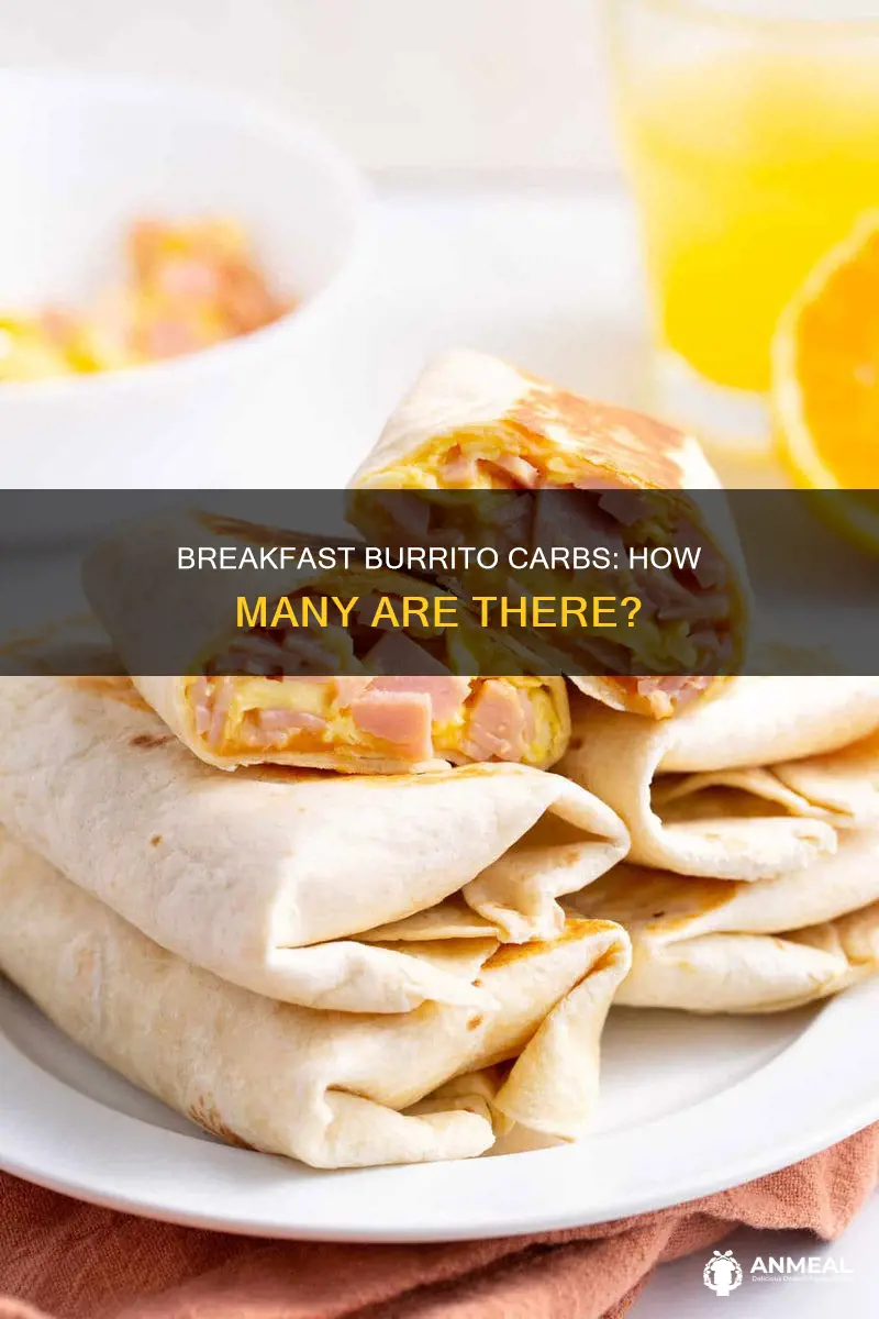 how many carbs in a breakfast burrito