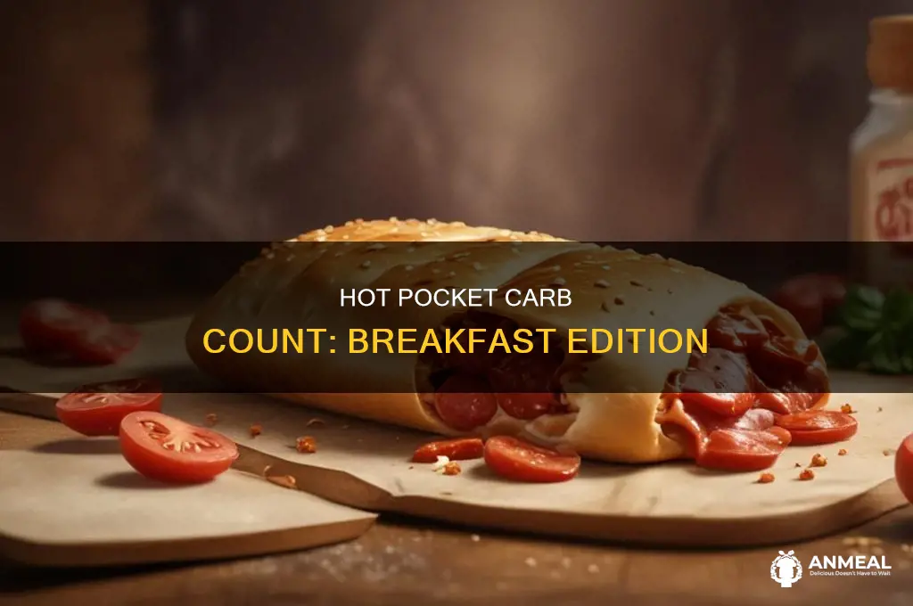 how many carbs in a breakfast hot pocket
