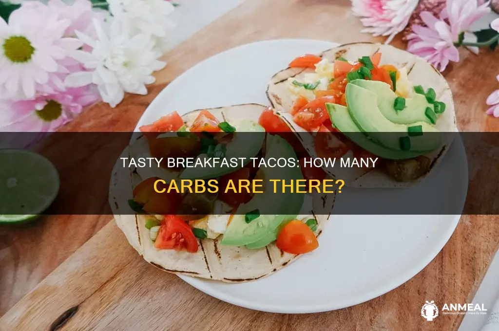how many carbs in a breakfast taco