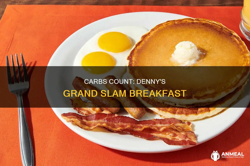how many carbs in a dennys grand slam breakfast