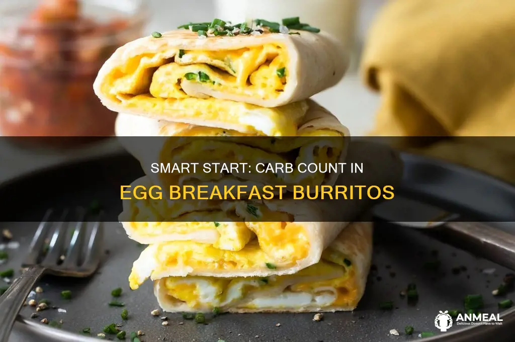 how many carbs in a egg breakfast burrito