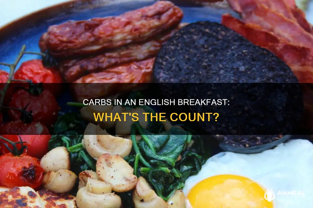 how many carbs in a english breakfast