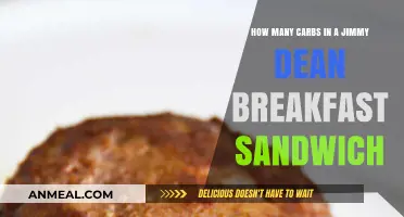 Breakfast Sandwich Carbs: Jimmy Dean's Morning Menu
