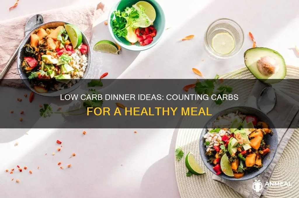 how many carbs in a low carb dinner