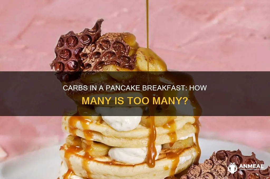 how many carbs in a pancake breakfast