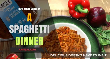Carb Count: Unveiling the Spaghetti Dinner's Hidden Carbohydrates