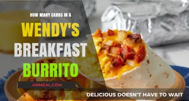 Breakfast Burrito Carbs: Wendy's Style