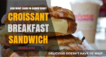 Dunkin's Croissant Breakfast Sandwich: Carbs and Calories Explained