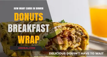 Dunkin's Breakfast Wrap: Carbs and Calories Unwrapped