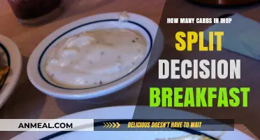 IHOP Split Decision Breakfast: Carb Count and Nutrition