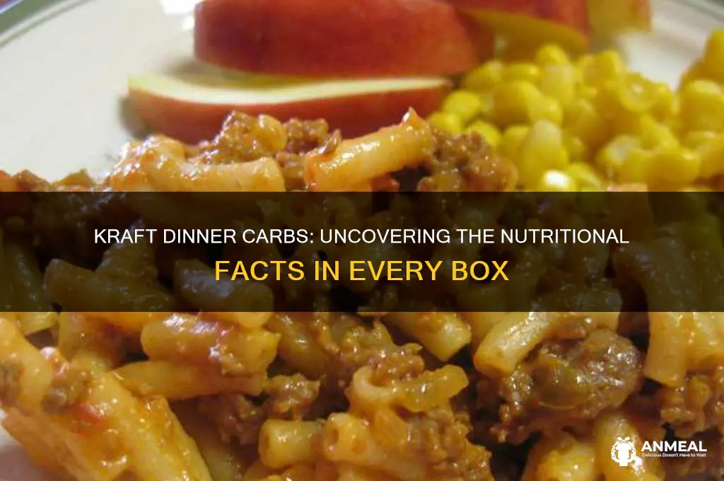 how many carbs in kraft dinner
