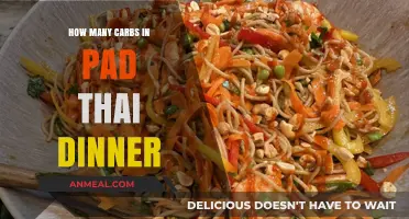 Carb Count in Pad Thai: A Dinner Nutrition Breakdown