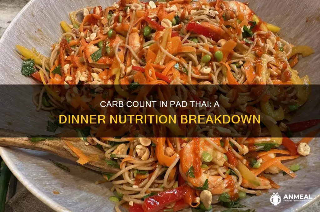 how many carbs in pad thai dinner