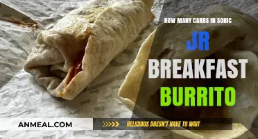 Sonic Jr Breakfast Burrito: Carb Count and Nutrition Facts