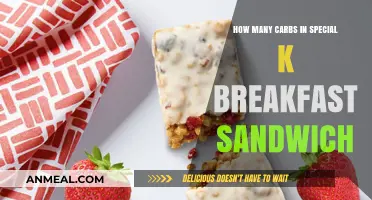 Special K Breakfast Sandwich: Carb Count and Nutrition Facts