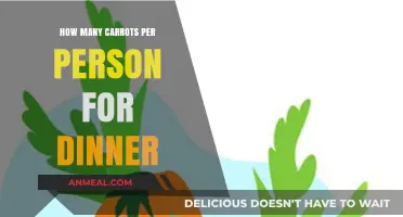 Perfect Carrot Portions: How Many Carrots Per Person for Dinner?