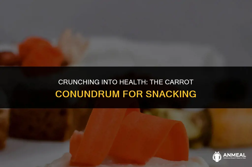 how many carrots should i eat in a healthy snack