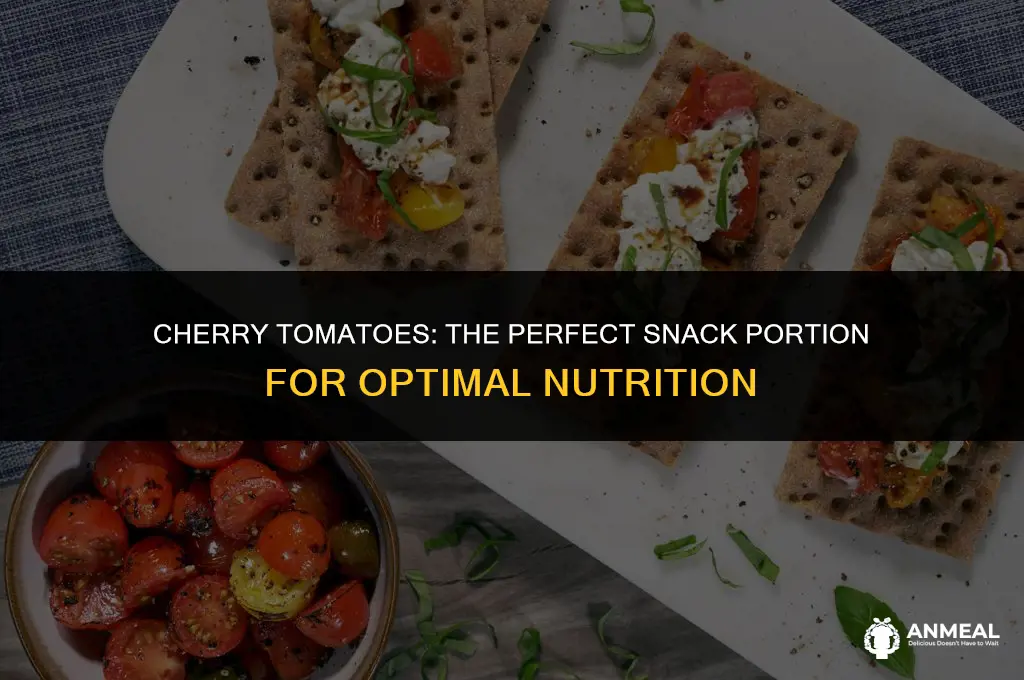 how many cherry tomatoesshould be eaten as a snack