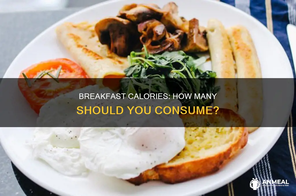 how many claories should breakfast be