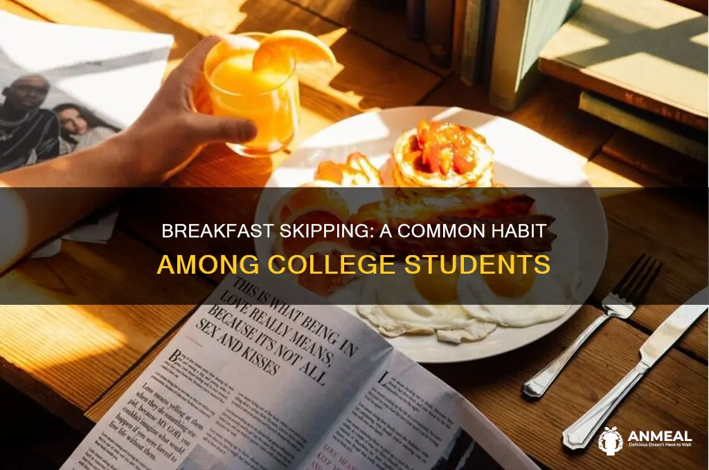 how many college students miss breakfast
