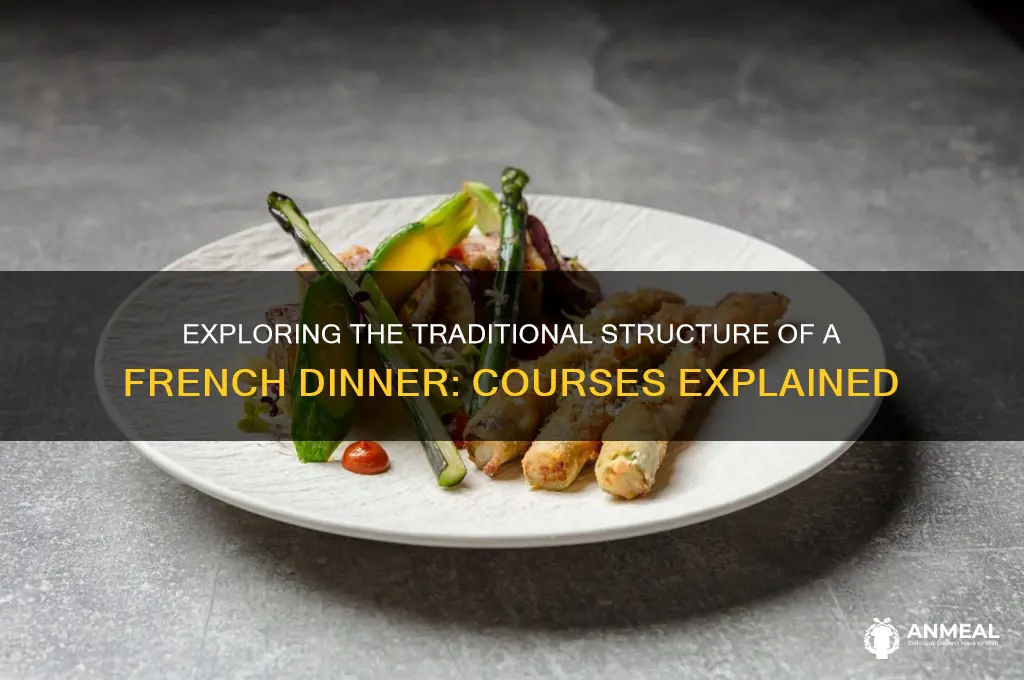how many courses are in a french dinner