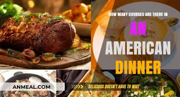 Exploring the Variety of Courses in a Traditional American Dinner