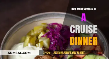 Exploring the Number of Courses in a Cruise Dinner Experience