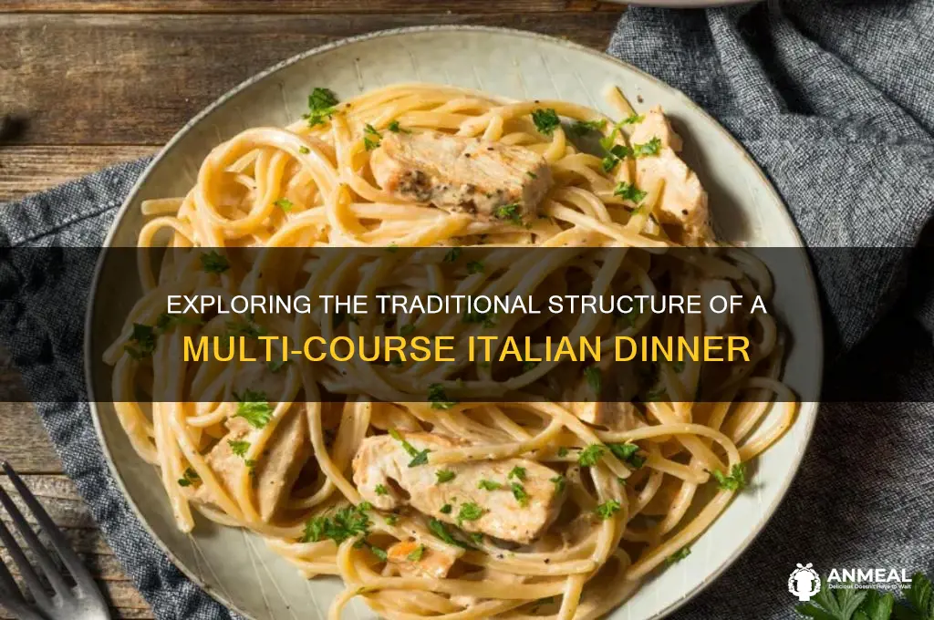 how many courses in an italian dinner