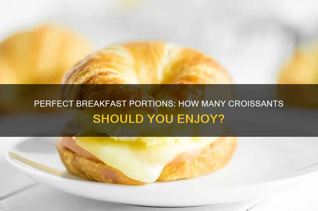 how many croissants for breakfast