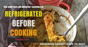 Breakfast Casserole: How Long Can You Refrigerate Before Baking?