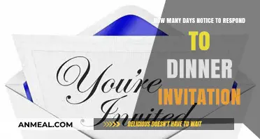 Etiquette Guide: Responding to Dinner Invitations – Timely Notice Tips