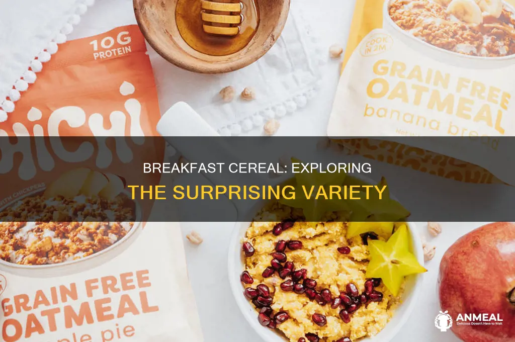 how many diferent breakfast cereals are there