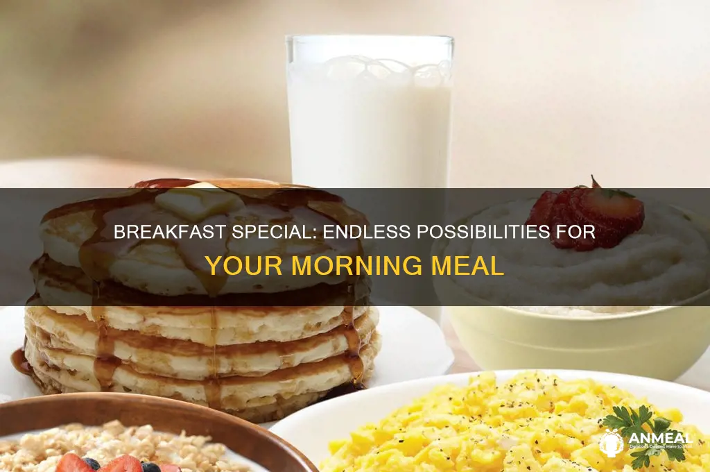 how many different breakfast specials are possible