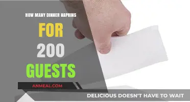 Perfectly Planned: Calculating Dinner Napkins for 200 Guests Effortlessly