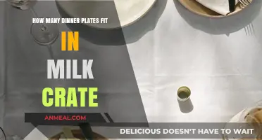 Maximizing Space: How Many Dinner Plates Fit in a Milk Crate?