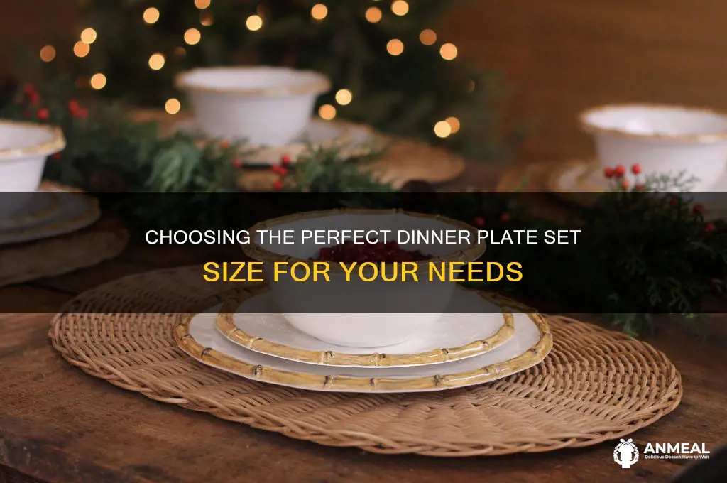 how many dinner plates in a set