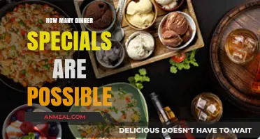 Exploring the Endless Combinations of Dinner Specials You Can Create