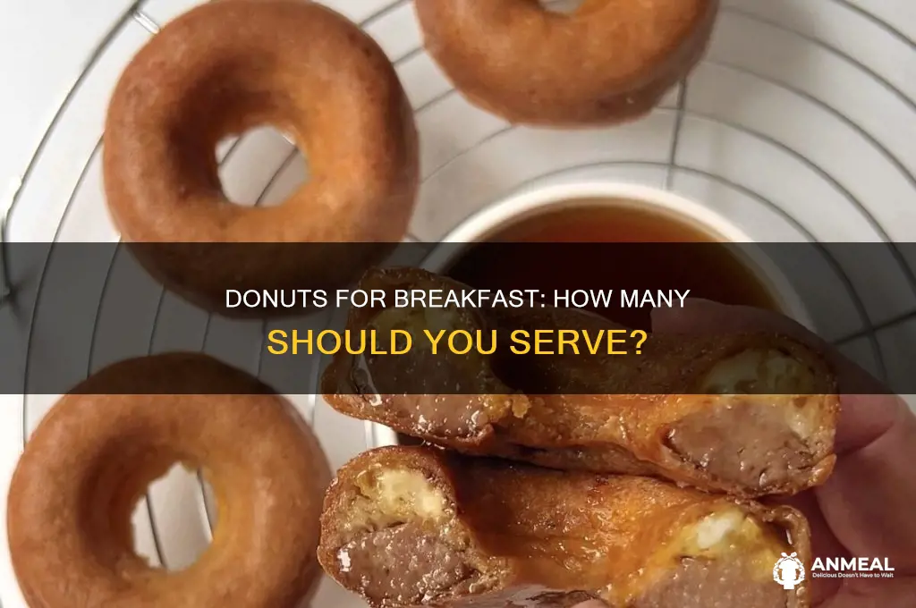 how many donuts per person for breakfast